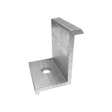 GI End clamp for solar panels